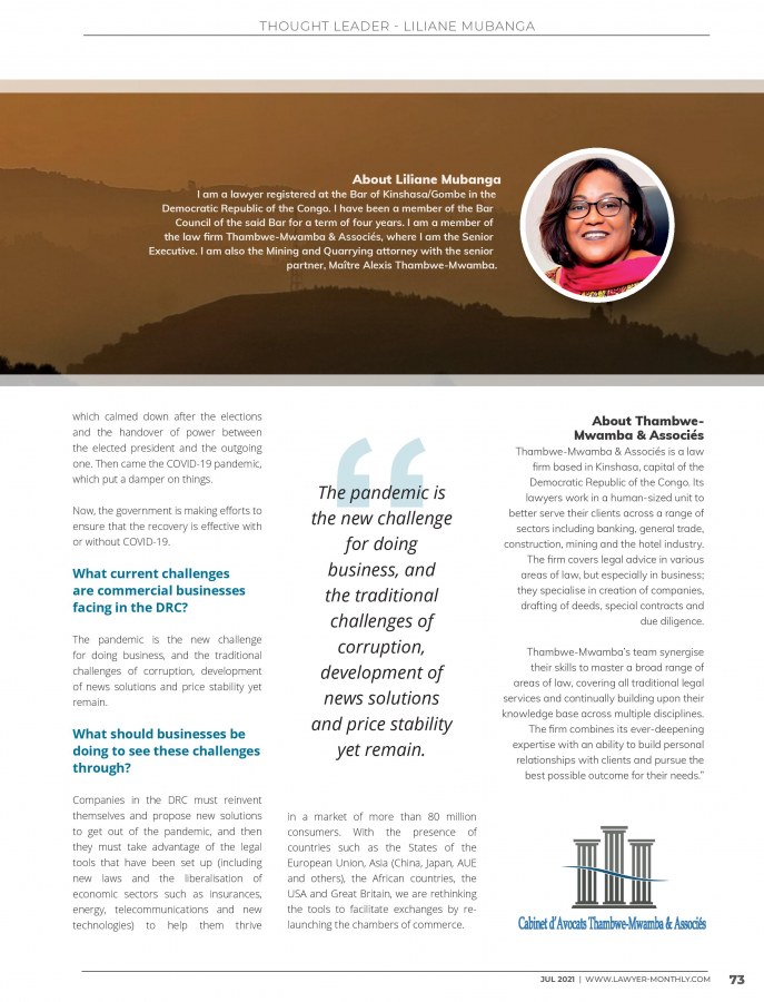 Doing Business in the Democratic Republic of the Congo